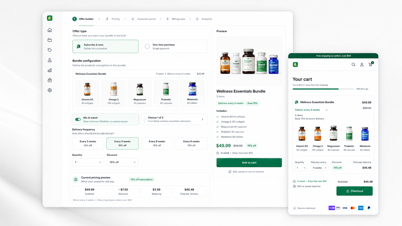 Subscriptions & bundles app